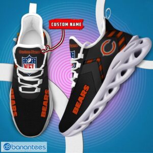 NFL Chicago Bears Ultra Sneakers Personalized Name For Fans Max Soul Shoes Product Photo 6
