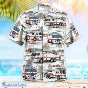 Maryland, Burtonsville Volunteer Fire Department 3D Hawaiian Shirt Product Photo 2