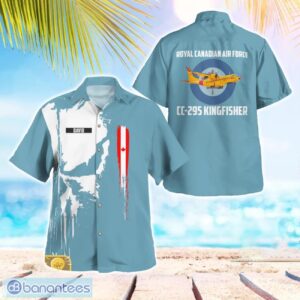 Custom Name RCAF CC-295 Kingfisher Hawaiian Shirt Gift For Summer Vacation Product Photo 1