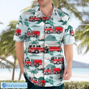 California Alameda County Fire Department Hawaiian Shirt Button Summer Shirt Product Photo 3