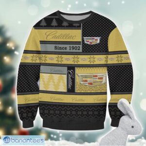 Cadillac Logo Ugly Christmas Sweater For Fans Men And Women Christmas Gift Ideas Product Photo 2