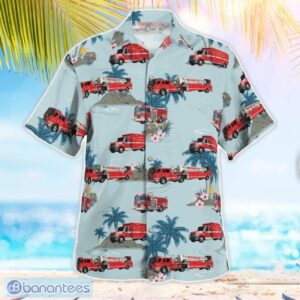California, Long Beach Fire Department Hawaiian Shirt Button Summer Shirt Product Photo 2