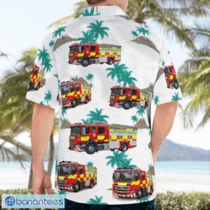 Wiltshire Fire and Rescue Service 3D Summer Aloha Hawaiian Shirt Product Photo 4