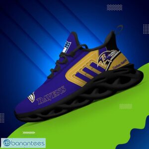 Custom Name NFL Baltimore Ravens Max Soul Shoes Personalized Running Sneakers Product Photo 2