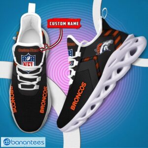 NFL Denver Broncos Ultra Sneakers Personalized Name For Fans Max Soul Shoes Product Photo 6