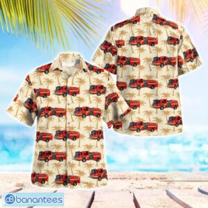 Las Vegas Fire & Rescue Fire Engine Hawaiian Shirt Beach Summer Shirt Product Photo 1