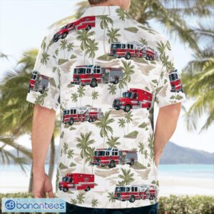Easthampton, Hampshire County, Massachusetts, Easthampton Fire Department Aloha Hawaiian Shirt Product Photo 2