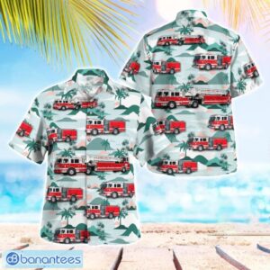 California Alameda County Fire Department Hawaiian Shirt Button Summer Shirt Product Photo 1