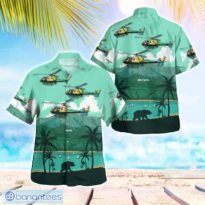 Los Angeles County Sheriff Helicopter Beach Hawaiian Shirt Summer Gift Product Photo 1
