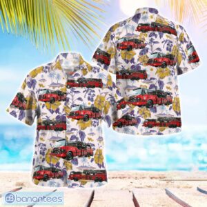 West Babylon Fire Trucks Beach Hawaiian Shirt Summer Gift Product Photo 1