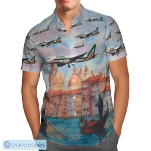 Alitalia Airbus A319-100 Hawaiian Shirt Beach Summer Gift Product Photo 2