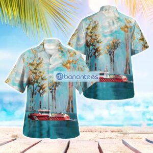 Savannah Fire Department Fireboat Hawaiian Shirt Beach Summer Shirt Product Photo 1