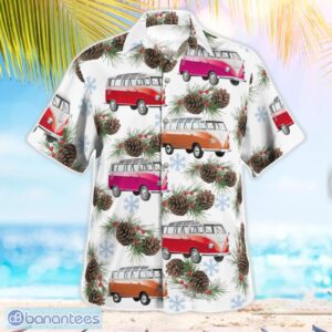 Volkswagen Samba Christmas Aloha Hawaiian Shirt Beach Shirt Product Photo 3