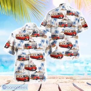 Pennsylvania, Philadelphia Fire Department Hazardous Materials (HazMat) Hawaiian Shirt Summer Beach Shirt Product Photo 1