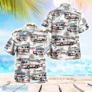 Maryland, Burtonsville Volunteer Fire Department 3D Hawaiian Shirt Product Photo 1