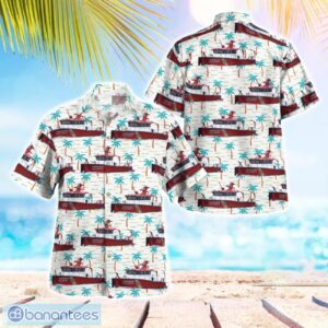 Portland Fire & Rescue, Oregon Fireboat Hawaiian Shirt Beach Summer Shirt Product Photo 1