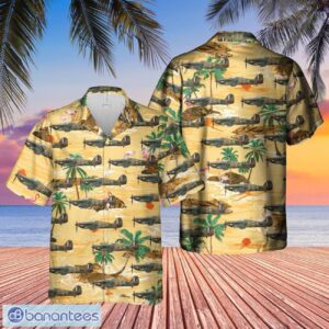 Royal Air Force Hawker Hurricane Mk2C Hawaiian Shirt Beach Summer Shirt Product Photo 1