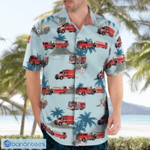 California, Long Beach Fire Department Hawaiian Shirt Button Summer Shirt Product Photo 3