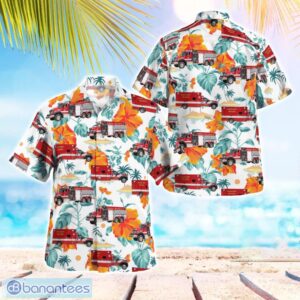 Florida, Flagler County Fire Rescue Christmas 3D Hawaiian Shirt Gift For Summer Product Photo 1