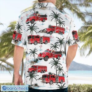 Worcester County, Massachusetts, Harvard Fire Department Aloha Hawaiian Shirt Product Photo 2