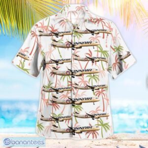 Finland, Finnair A321 Santa Claus Christmas Aloha Hawaiian Shirt Product Photo 3