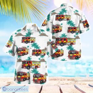 Wiltshire Fire and Rescue Service 3D Summer Aloha Hawaiian Shirt Product Photo 1