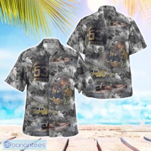 Fame Fire Co. No. 3 Collage Beach Hawaiian Shirt Gift For Summer Holiday Product Photo 1
