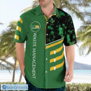 US Waste Management, Patrick's Day 3D Hawaiian Shirt Product Photo 4