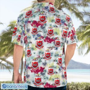 United States Army Engineer School Aloha Hawaiian Shirt Product Photo 4