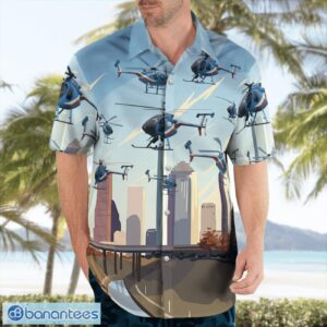 Houston Police Air Support “75 Fox” N8375F Hawaiian Shirt Beach Summer Shirt Product Photo 4