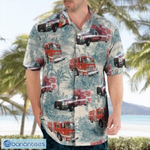 Calexico, California, Calexico Fire Department Hawaiian Shirt Button Summer Shirt Product Photo 4