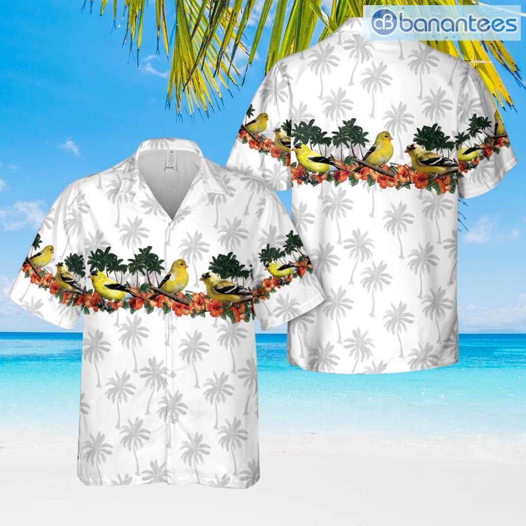 american goldfinch bird hawaiian shirt summer fashion image American Goldfinch Bird Hawaiian Shirt Summer Fashion Product Photo 1
