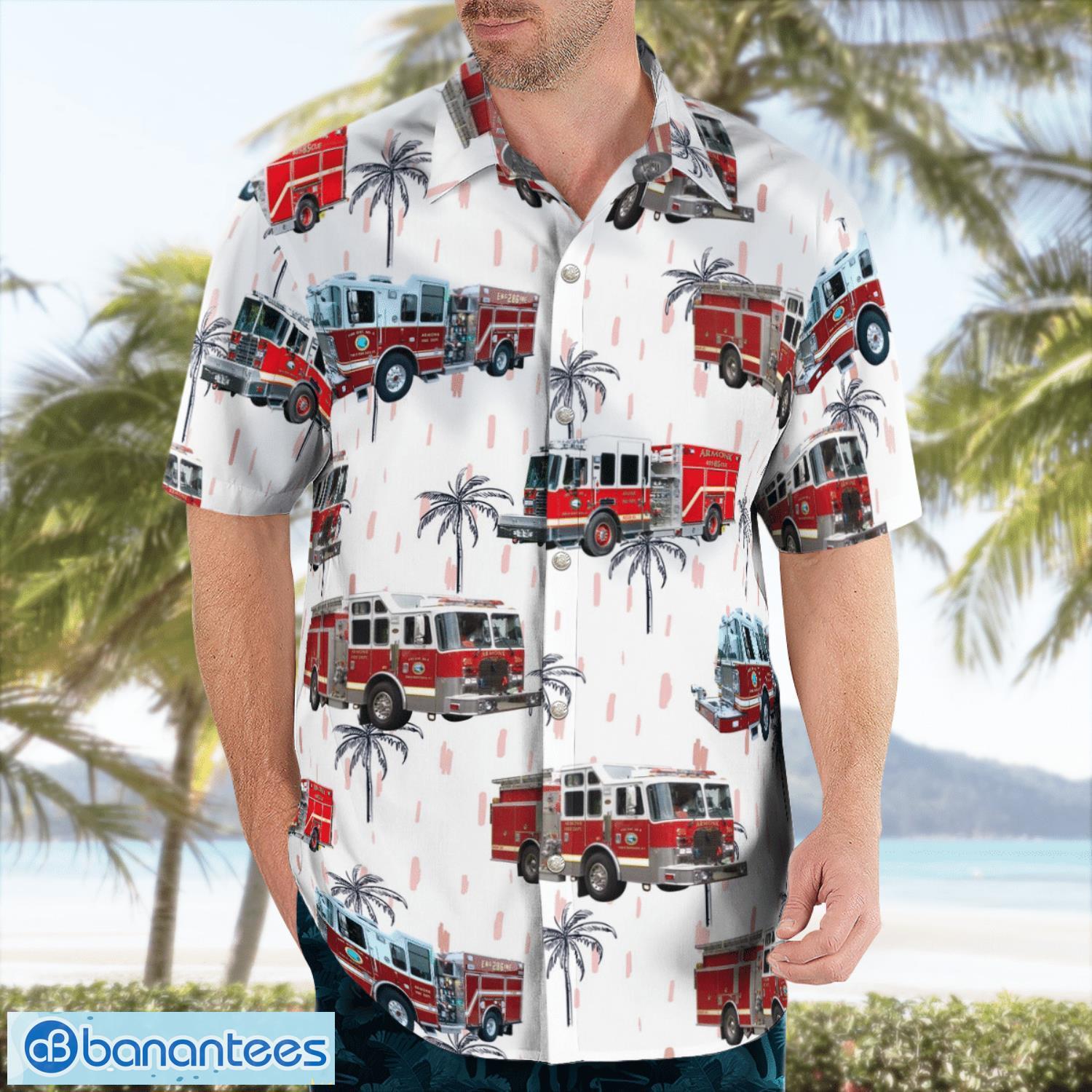 armonk new york armonk fire department 3d hawaiian shirt gift for summer 2 image Armonk, New York, Armonk Fire Department 3D Hawaiian Shirt Gift For Summer Product Photo 3