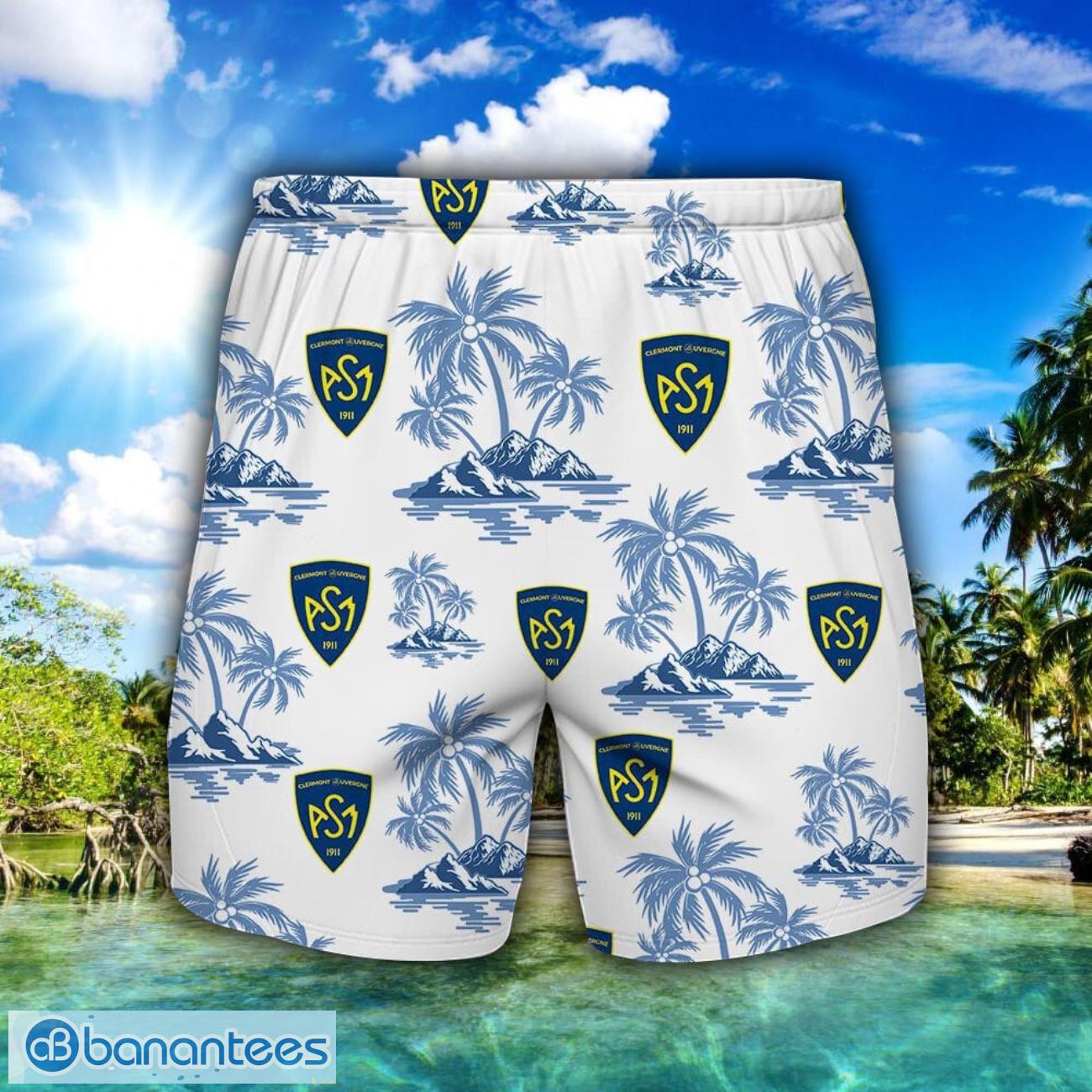asm clermont auvergne hawaiian shirt and shorts 3d printing hawaii summer gift 1 image ASM Clermont Auvergne Hawaiian Shirt And Shorts 3D Printing Hawaii Summer Gift Product Photo 2
