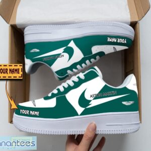 Aston Martin Air Force Shoes Custom Name Gift For Fans AF1 Sneakers Product Photo 1