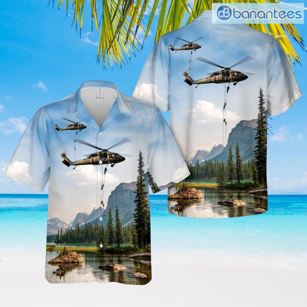 australian army 171st special operations aviation squadron s 70a 9 black hawk hawaiian shirt image Australian Army 171st Special Operations Aviation Squadron S-70a-9 Black Hawk Hawaiian Shirt Product Photo 1