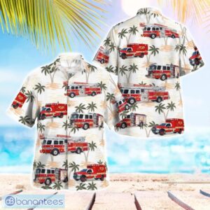 Orange County Fire Rescue Department, Florida 3D Summer Aloha Hawaiian Shirt Product Photo 1