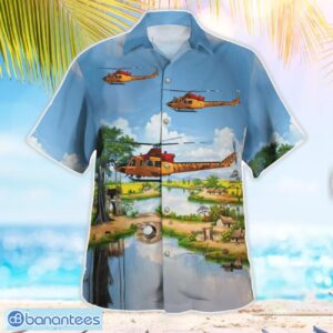 RCAF Bell CH-146 Griffon SAR Hawaiian Shirt Summer Beach Shirt Product Photo 3