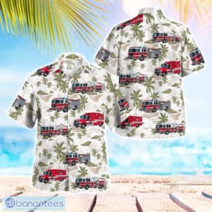 Easthampton, Hampshire County, Massachusetts, Easthampton Fire Department Aloha Hawaiian Shirt Product Photo 1