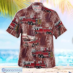 Mississippi Jackson Fire Department Ladder Truck Hawaiian Shirt Beach Shirt Summer Holiday Gift Product Photo 2