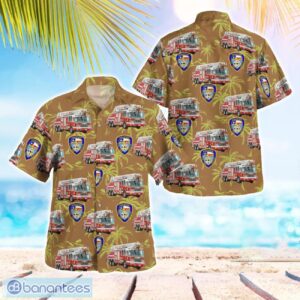 Houston Fire Department HFD Aerial Ladder Hawaiian Shirt Gift For Summer Vacation Product Photo 1