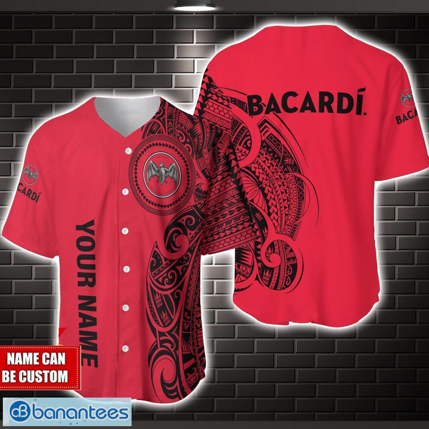 bacardi personalized name vinatge baseball jersey shirt for men and women image Bacardi Personalized Name Vinatge Baseball Jersey Shirt For Men And Women Product Photo 1