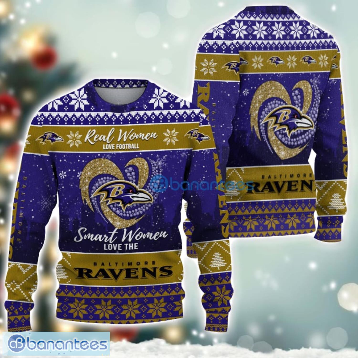 baltimore ravens logo ugly christmas sweater for fans men and women christmas gift ideas 1 image Baltimore Ravens Logo Ugly Christmas Sweater For Fans Men And Women Christmas Gift Ideas Product Photo 2