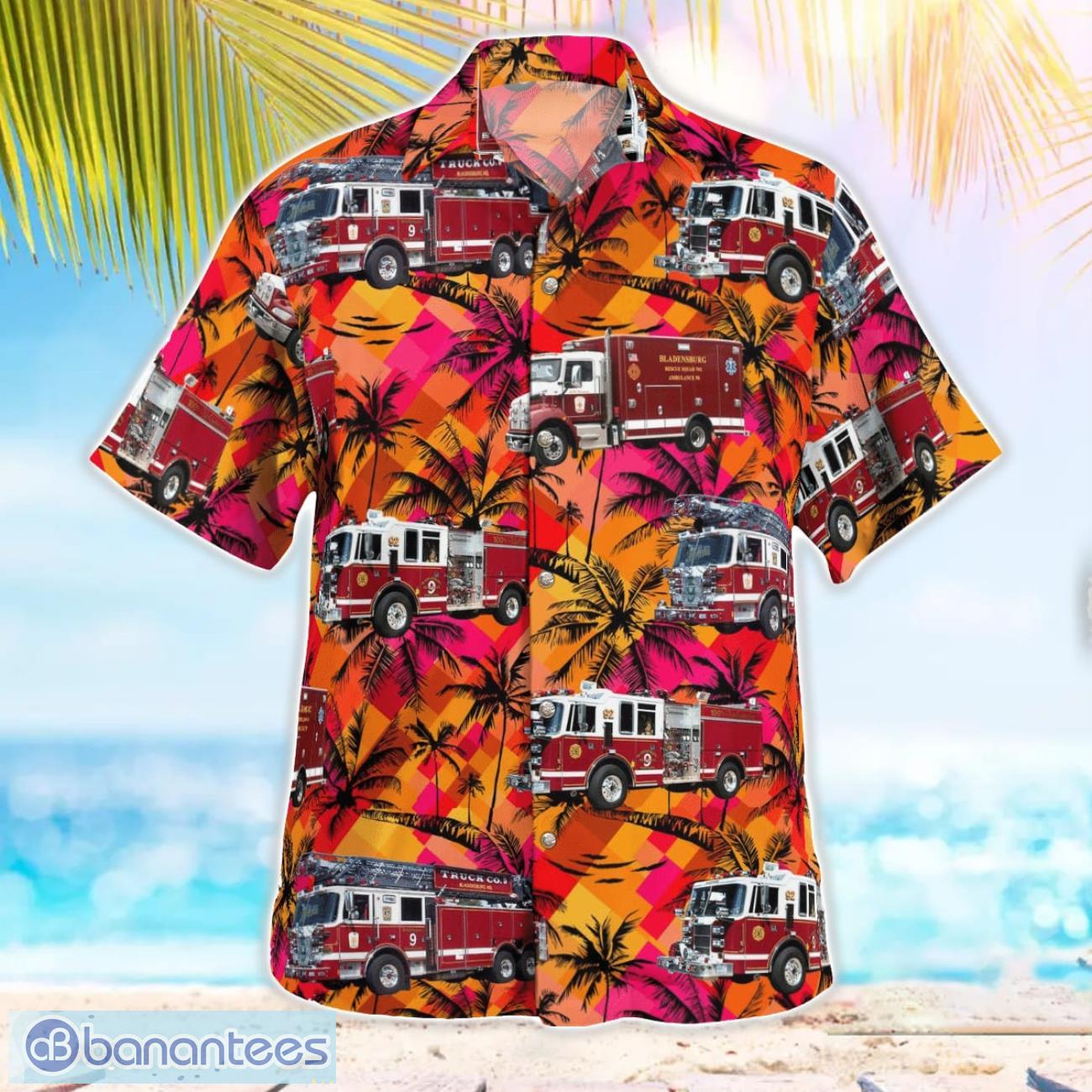 bladensburg maryland bladensburg volunteer fire department hawaiian shirt men women beach shirt 1 image Bladensburg, Maryland, Bladensburg Volunteer Fire Department Hawaiian Shirt Men Women Beach Shirt Product Photo 2
