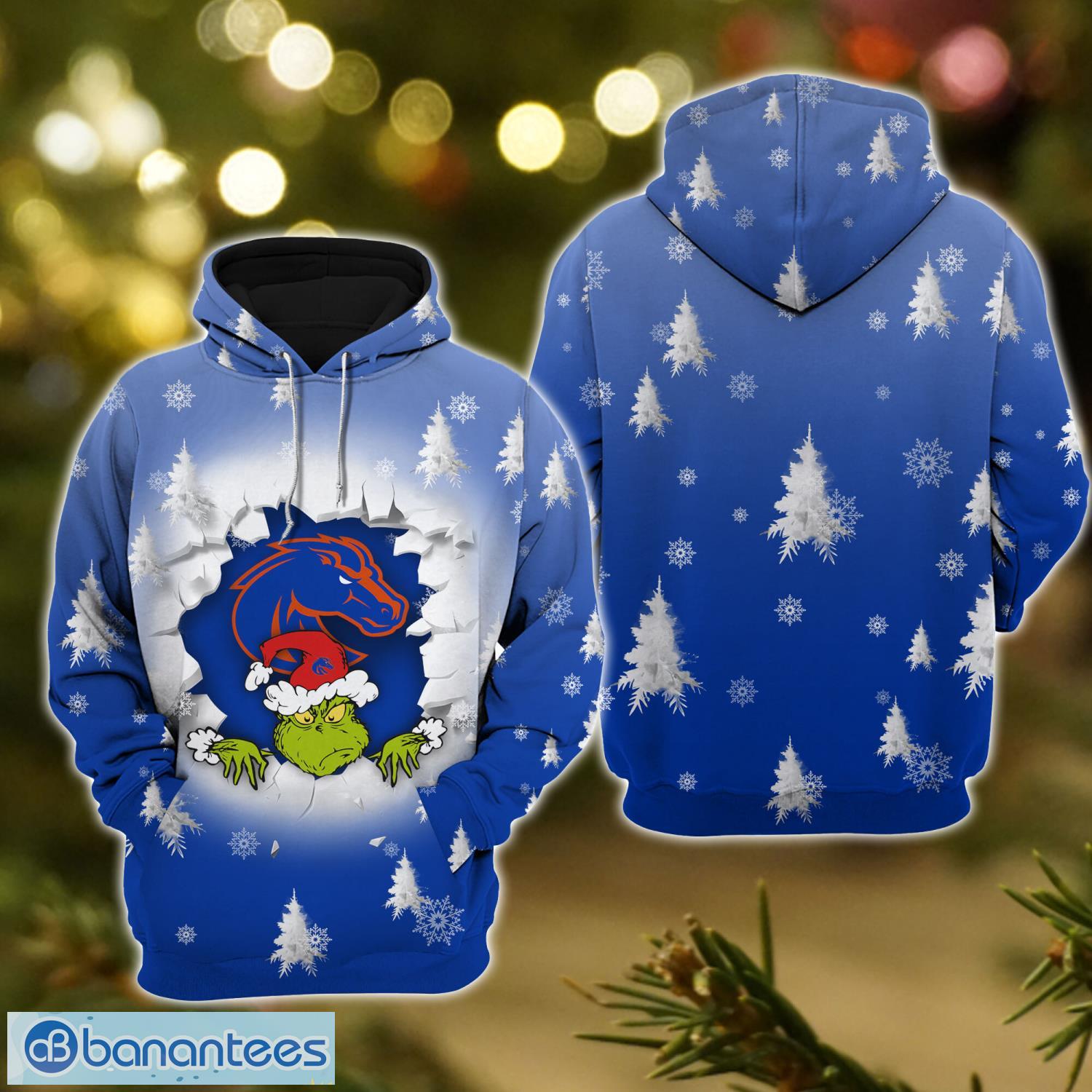 boise state broncos grinch 3d t shirt hoodie sweatshirt gift for christmas 3 image Boise State Broncos Grinch 3D T-Shirt Hoodie Sweatshirt Gift For Christmas Product Photo 4