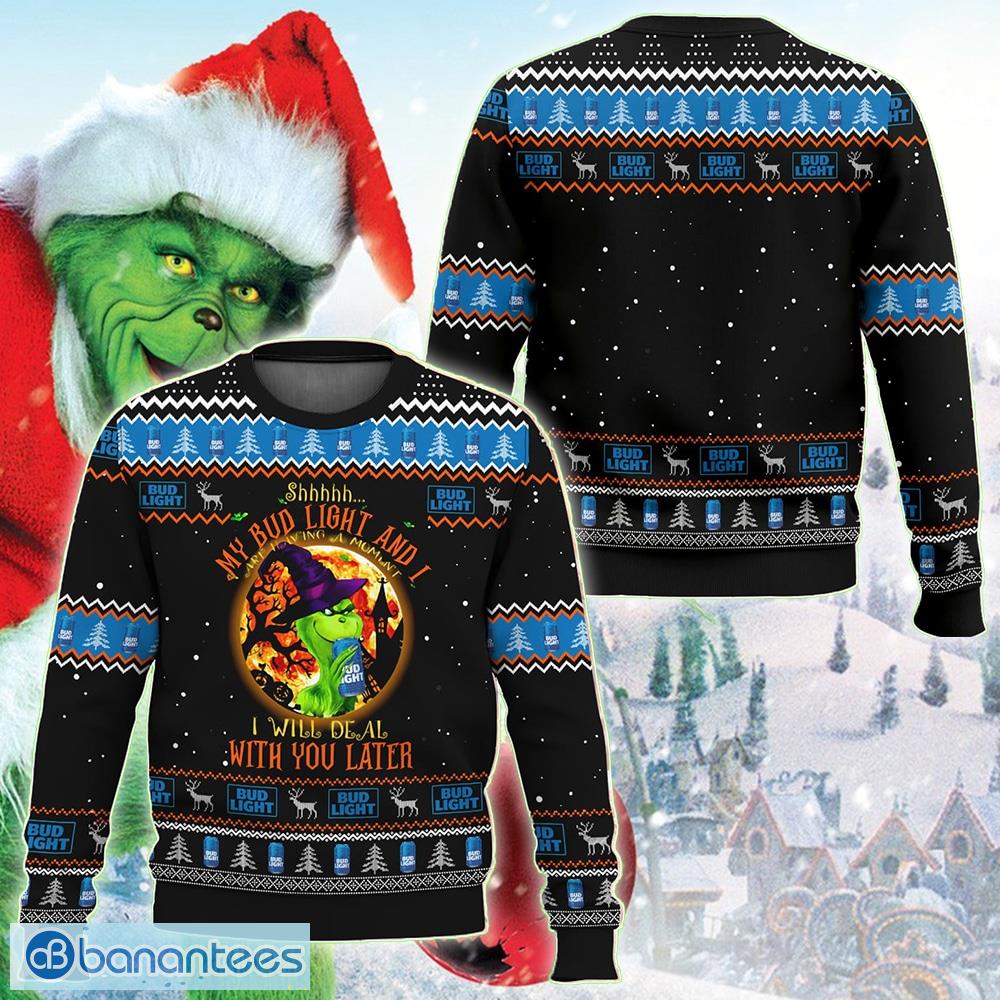 bud light grinch ugly christmas sweater 2024 gift holidays for men and women image Bud Light Grinch Ugly Christmas Sweater 2024 Gift Holidays For Men And Women - Bud Light Grinch Ugly Christmas Sweater 2023 Gift Holidays For Men And Women