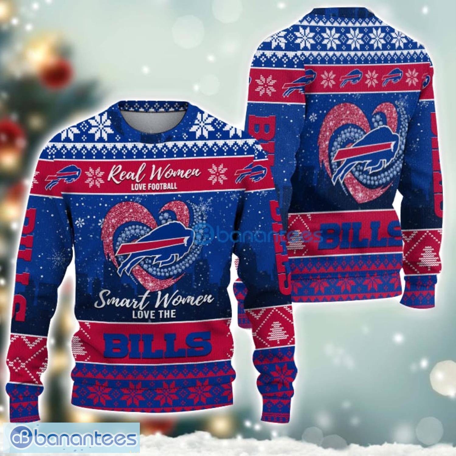 buffalo bills logo ugly christmas sweater for fans men and women christmas gift ideas 1 image Buffalo Bills Logo Ugly Christmas Sweater For Fans Men And Women Christmas Gift Ideas Product Photo 2