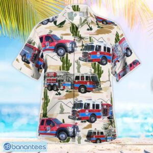 Texas, Sheldon Community Fire & Rescue Aloha Hawaiian Shirt Product Photo 2