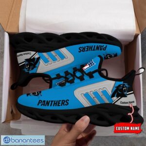 Custom Name NFL Carolina Panthers Max Soul Shoes Personalized Running Sneakers Product Photo 7