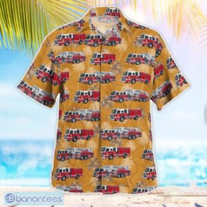 Hampton Bays, Suffolk County, New York, Hampton Bays Fire Department Hawaiian Shirt Men Women Beach Shirt Product Photo 2